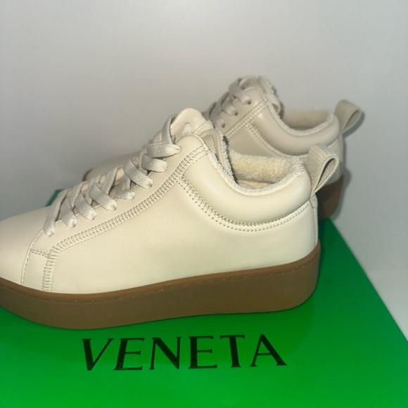 Bottega Veneta Quilt Sneaker Lagoon Nappa NWB 37 1/2 - Picture 3 of 7